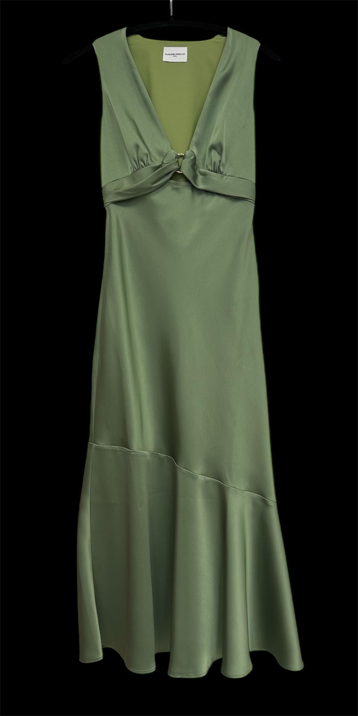 Other Claudie Pierlot green dress Size XS / US 0-2 / IT 36-38 - 4 Thumbnail