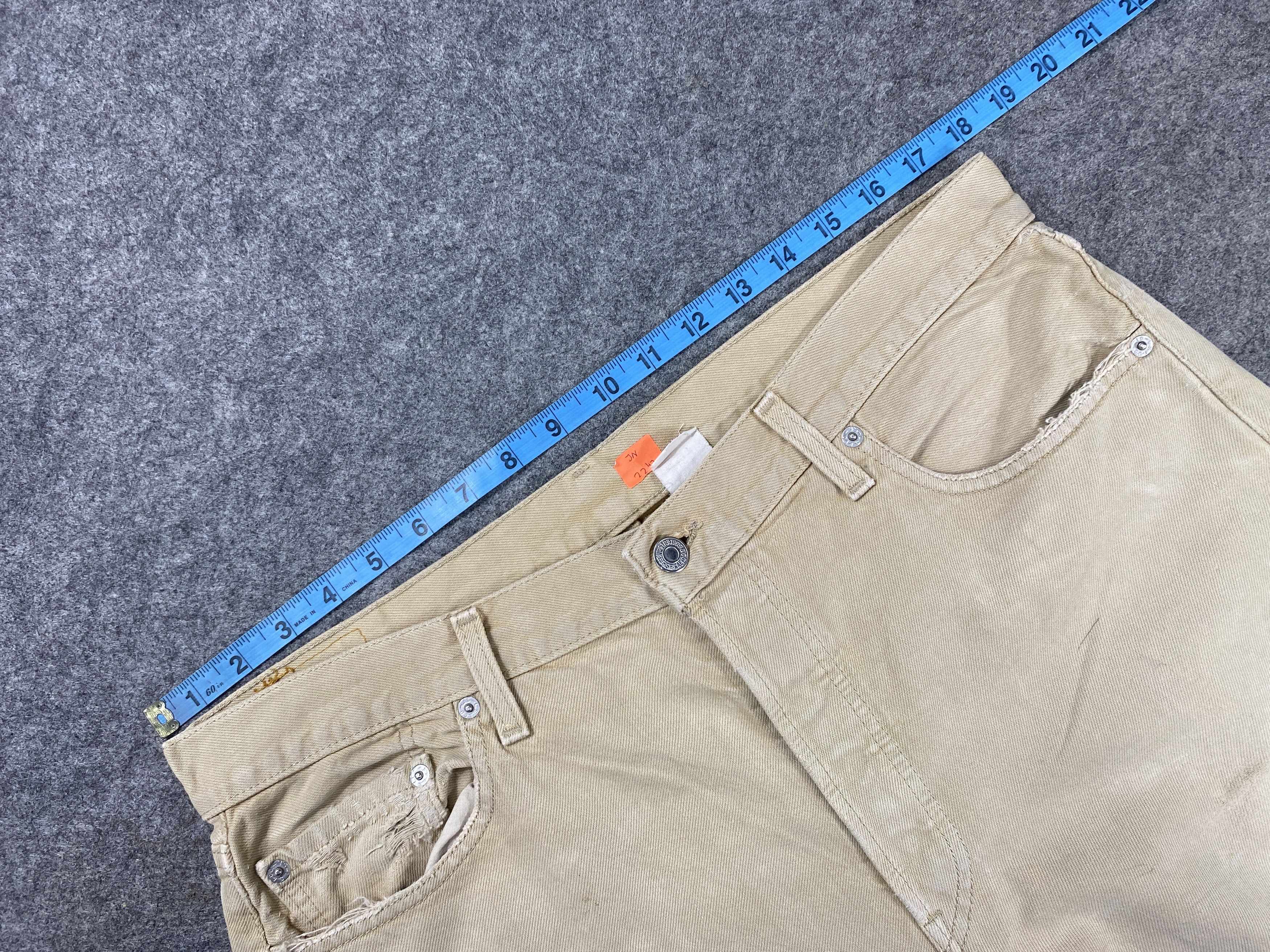 Levi's Khaki Vintage Levi's 501 Jeans 36x31 Denim -JN2247 Size US 35 - 4 Thumbnail