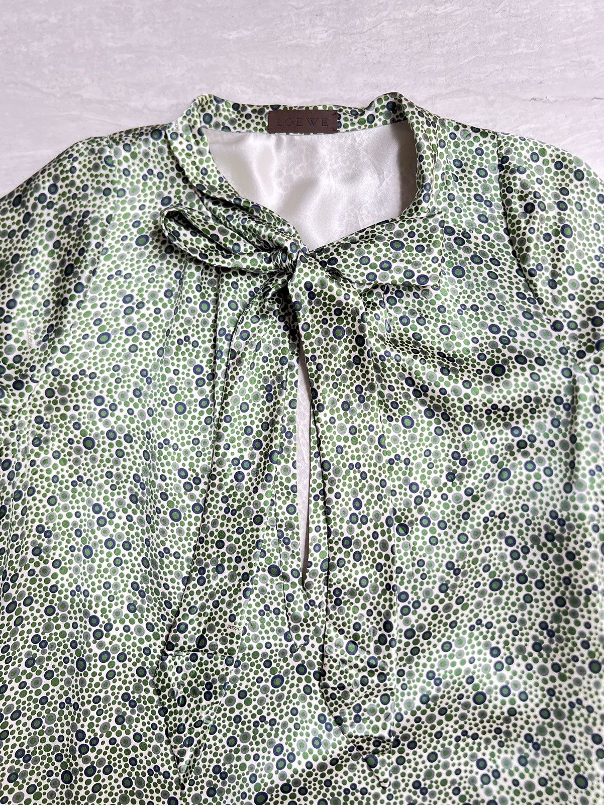 Loewe LOEWE Green Motive Dress Size S / US 4 / IT 40 - 8 Thumbnail