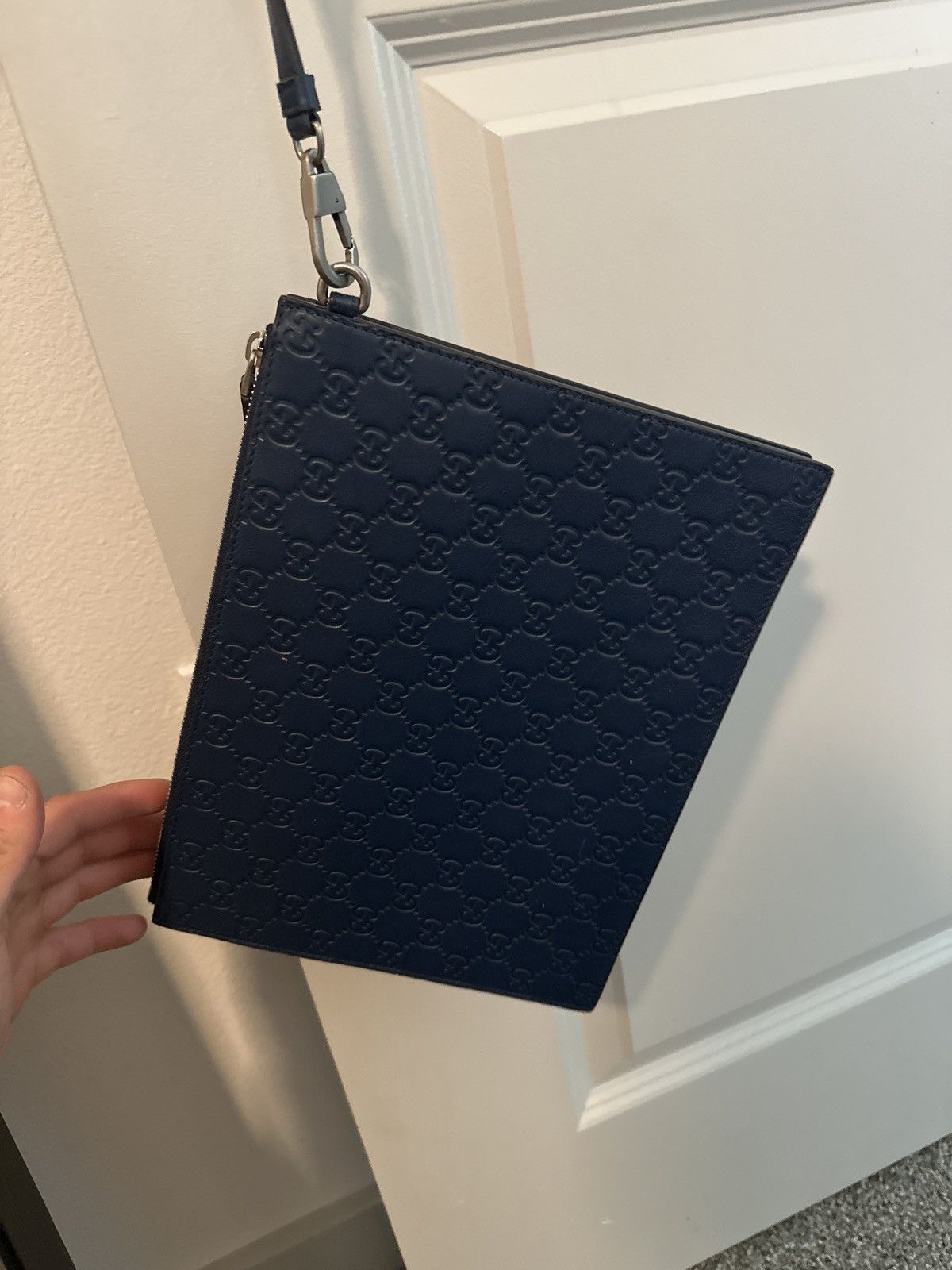 Gucci × MLB Gucci x MLB yankees leather pouch bag Size ONE SIZE - 2 Thumbnail