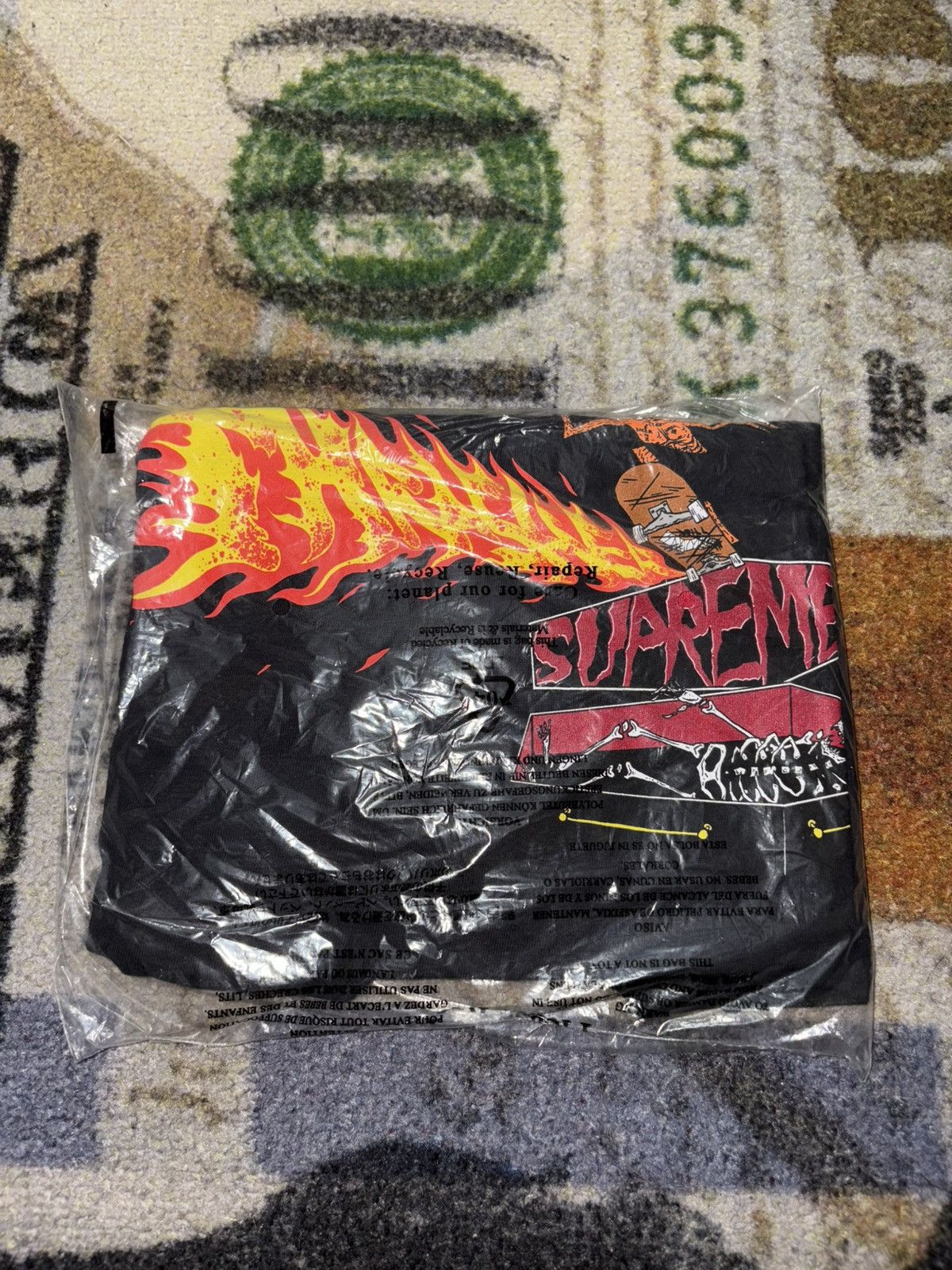 Supreme × Thrasher Supreme Thrasher Back Tail Tee Size US M / EU 48-50 / 2 - 1 Thumbnail