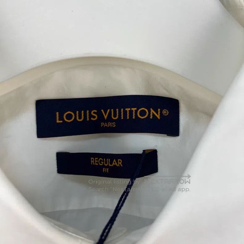 Louis Vuitton Louis Vuitton SS25 Solid Poplin Logo Monogrammed Embroider Size US XXS / EU 40 - 4 Thumbnail