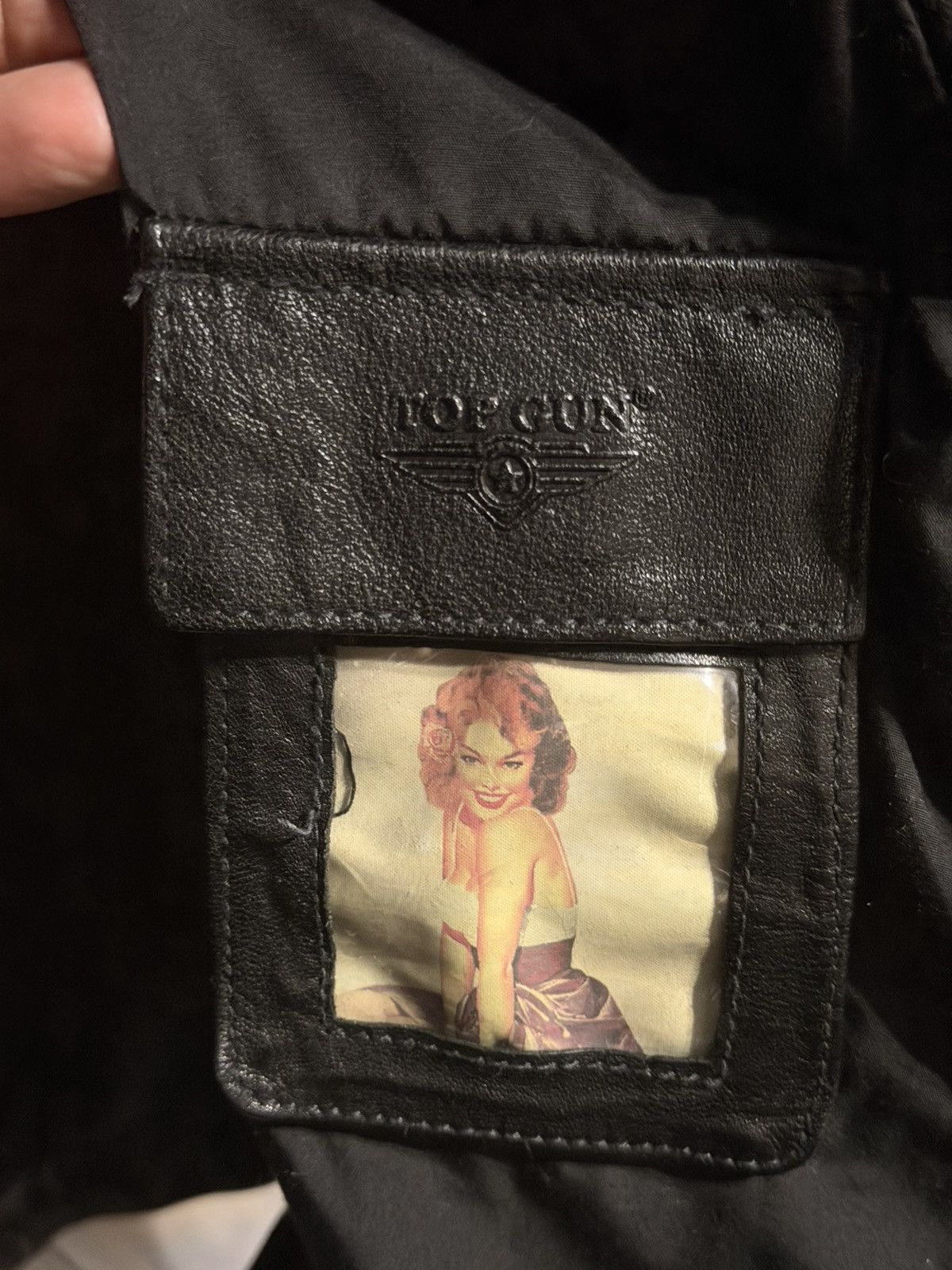 Other Vintage Top Gun Lamb Skin Leather Size US L / EU 52-54 / 3 - 3 Thumbnail