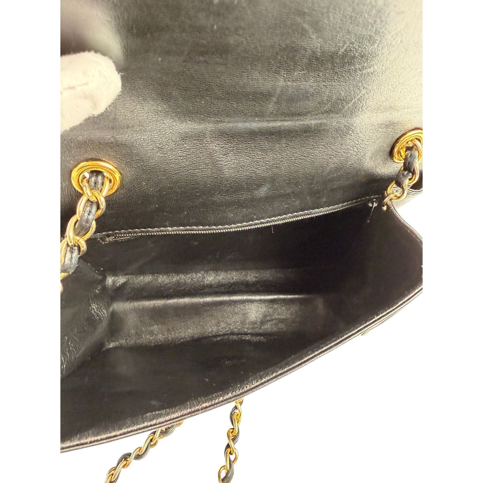 Chanel Chanel Lambskin Quilted Timeless CC Small Single Flap Black Size ONE SIZE - 8 Thumbnail