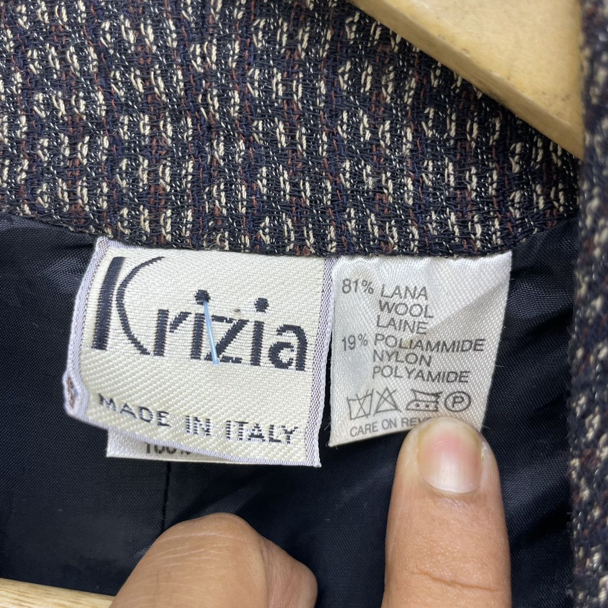 Krizia Uomo 💥Vintage Krizia Asymmetrical Long Coat Jacket Size S / US 4 / IT 40 - 9 Thumbnail