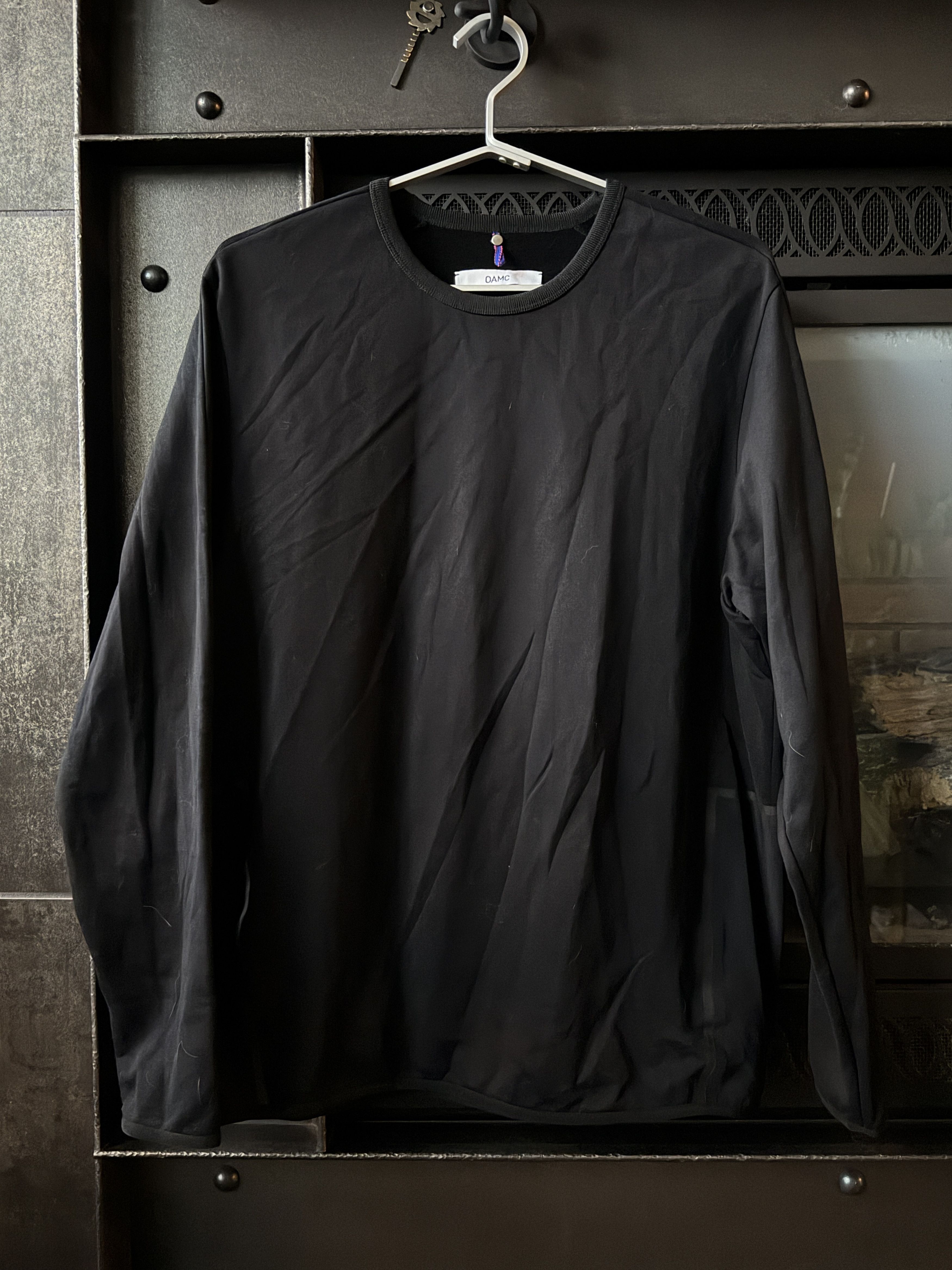OAMC OAMC Long Sleeve Light Weight Sweatshirt Black XL Size US XL / EU 56 / 4 - 1 Thumbnail