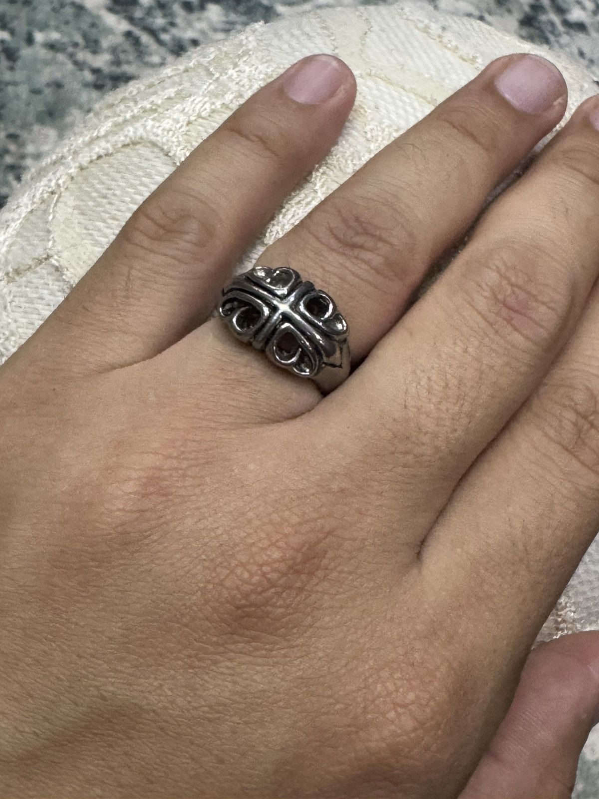 Japanese Brand × Vintage ANTIQUE CROSS STYLE RING SIZE 6.5 Size ONE SIZE - 9 Thumbnail