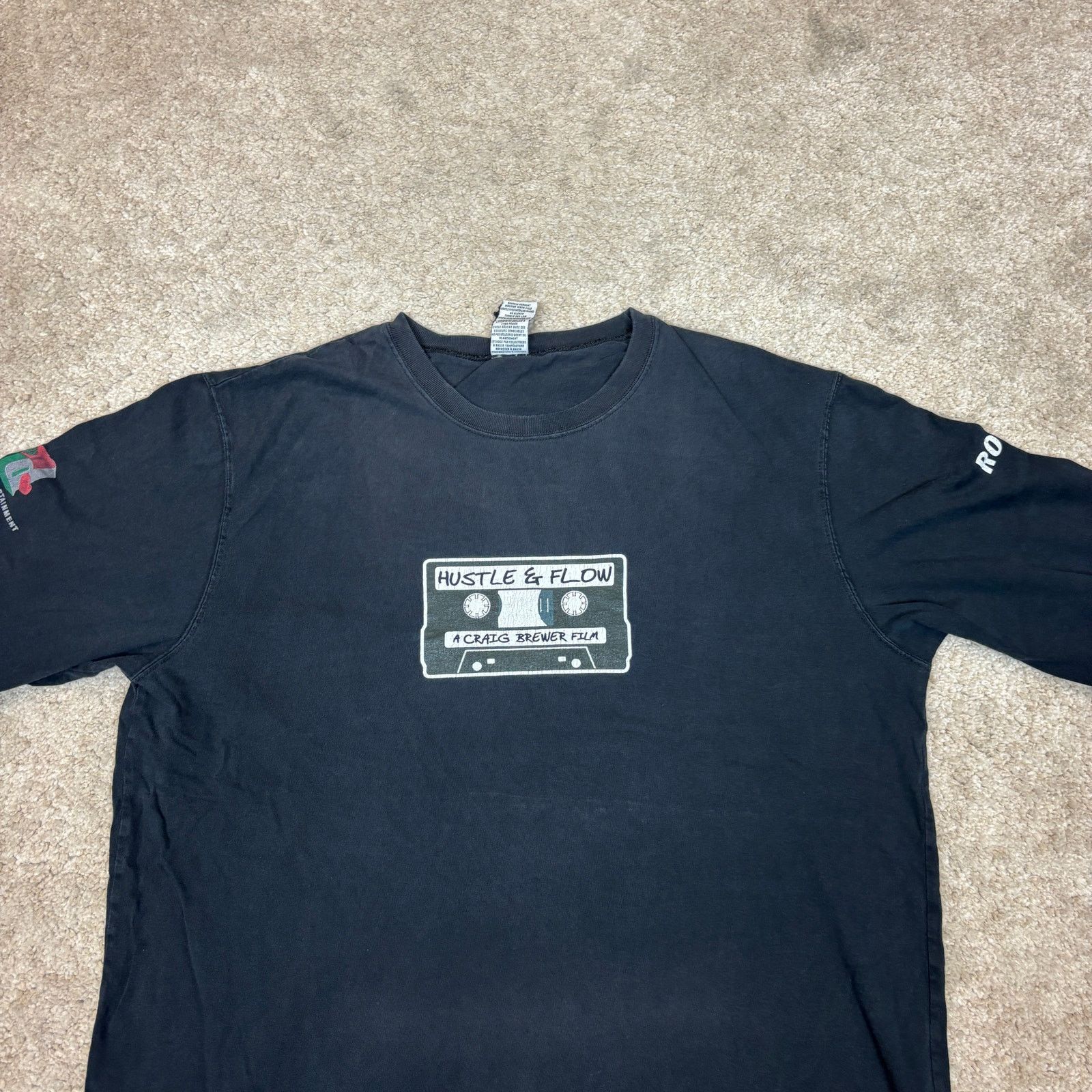 Roots Rare Hustle & Flow Promo T Shirt Long Sleeve Cast Crew Large Size US L / EU 52-54 / 3 - 2 Thumbnail