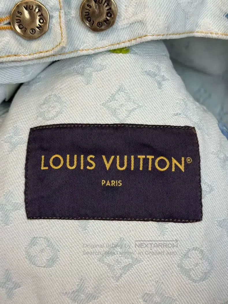 Louis Vuitton Louis Vuitton Presbyopic full logo denim jacket Size US M / EU 48-50 / 2 - 3 Thumbnail