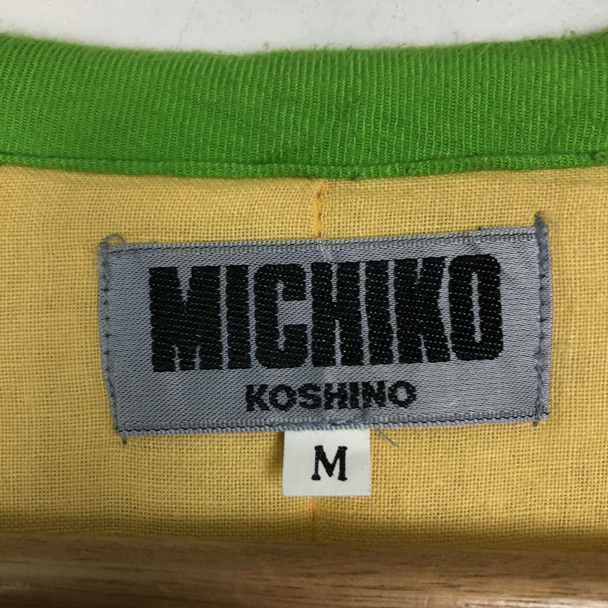 Japanese Brand 🔥VINTAGE WOOL JACKET MICHIKO KOSHINO OVER PRINT Size US M / EU 48-50 / 2 - 12 Thumbnail