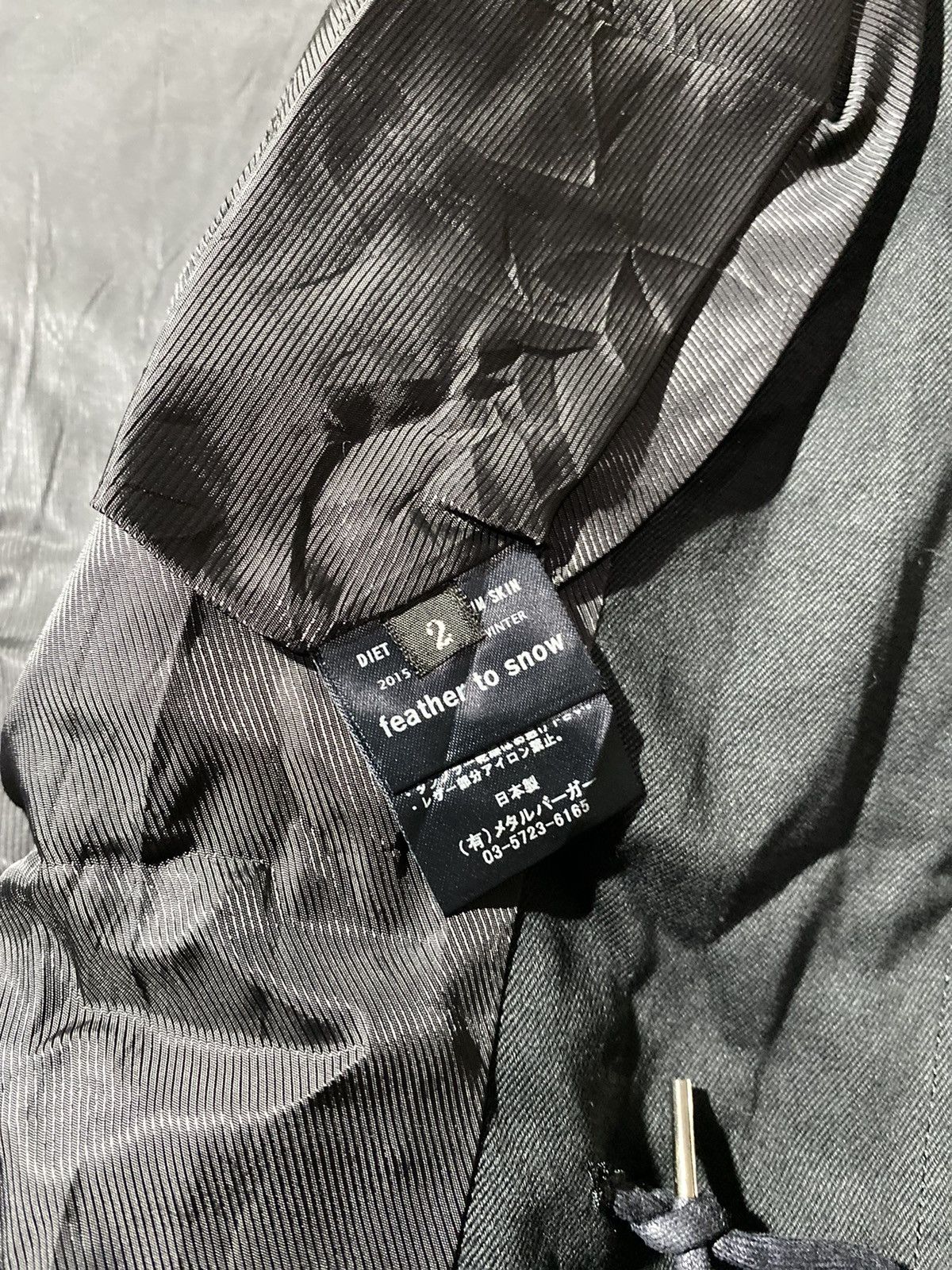Diet Butcher Slim Skin AW2015 "Feather to Snow" Sheep Leather Parka Size US M / EU 48-50 / 2 - 9 Thumbnail