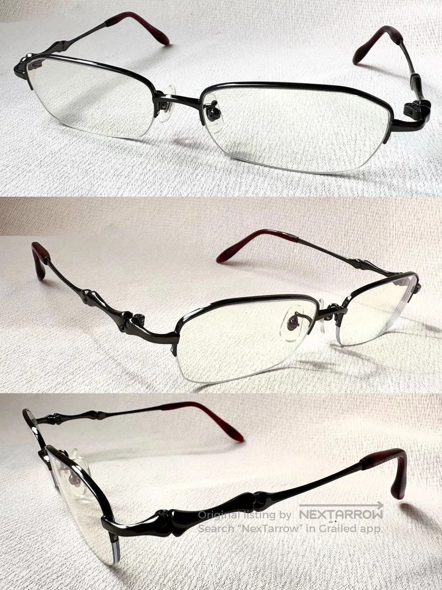 Vivienne Westwood Vivienne Westwood Red Black Saturn Glasses. Size ONE SIZE - 1 Thumbnail