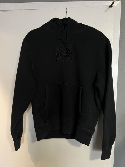 Half Evil Half Evil 333 Blackout Flame Logo | Grailed