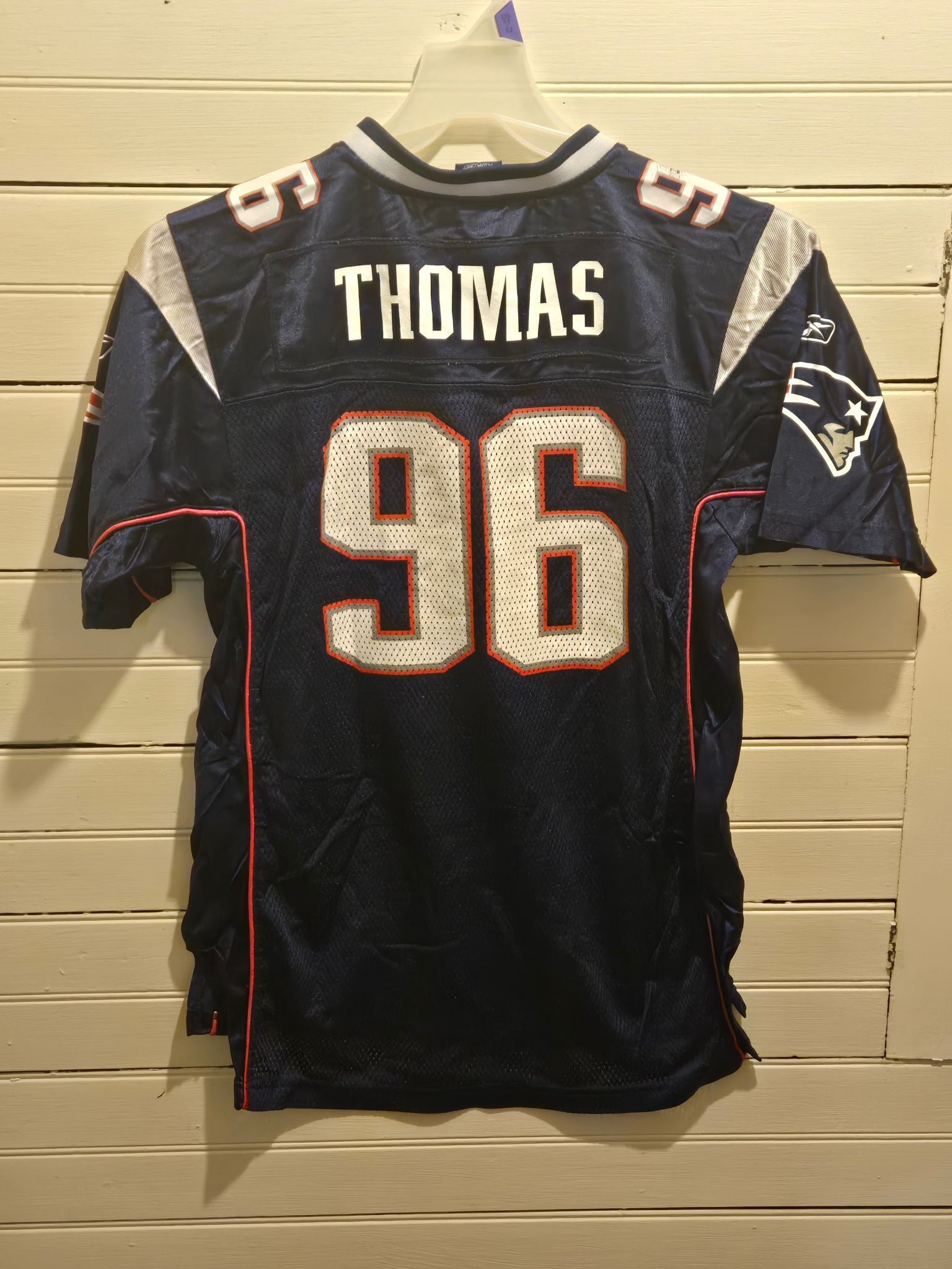 Reebok Reebok NFL Equipment Patriots Jersey Mens XL 96 Thomas Size US XL / EU 56 / 4 - 1 Thumbnail