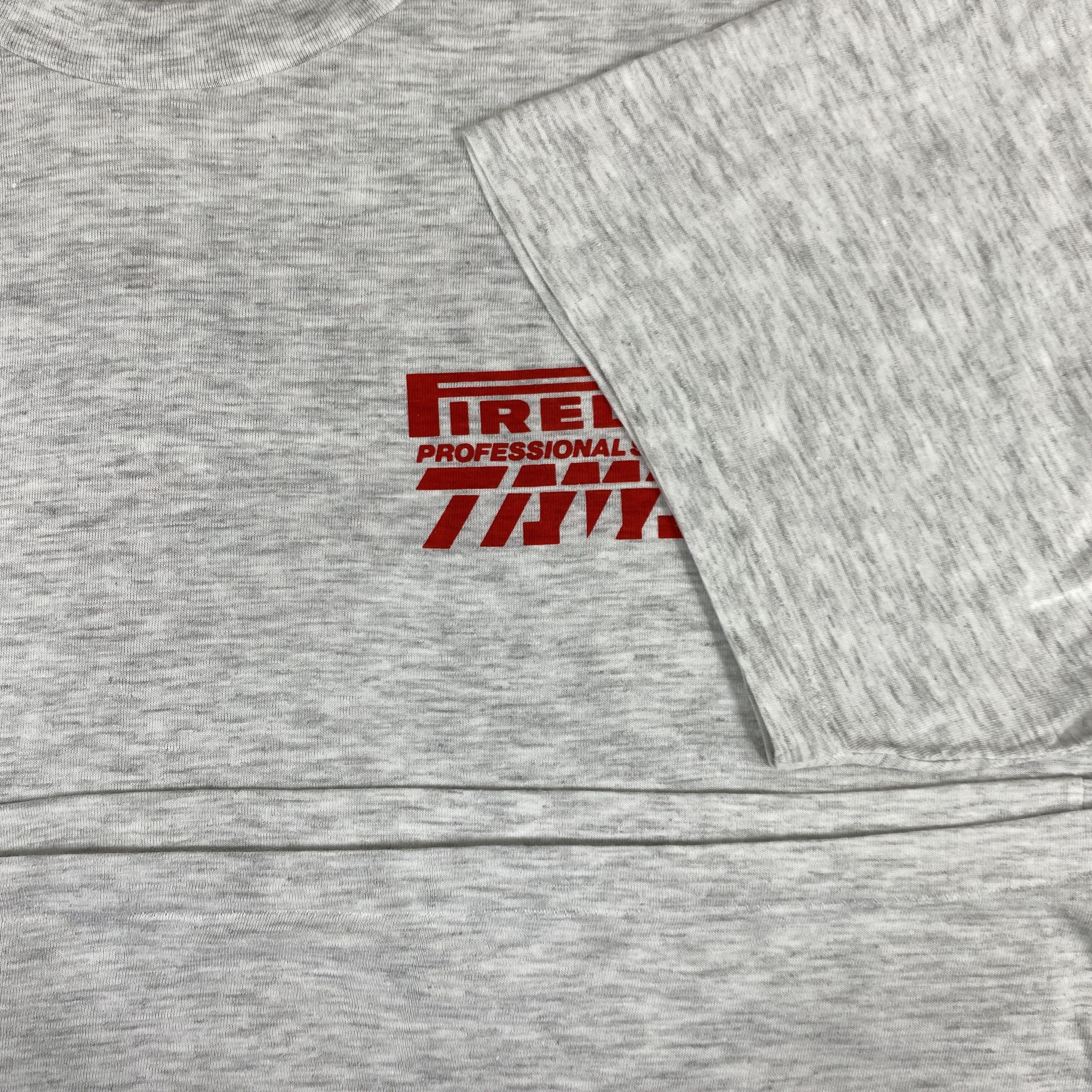 Pirelli Vintage 90's Pirelli Motorsport t-shirt- L037 Size US L / EU 52-54 / 3 - 7 Thumbnail