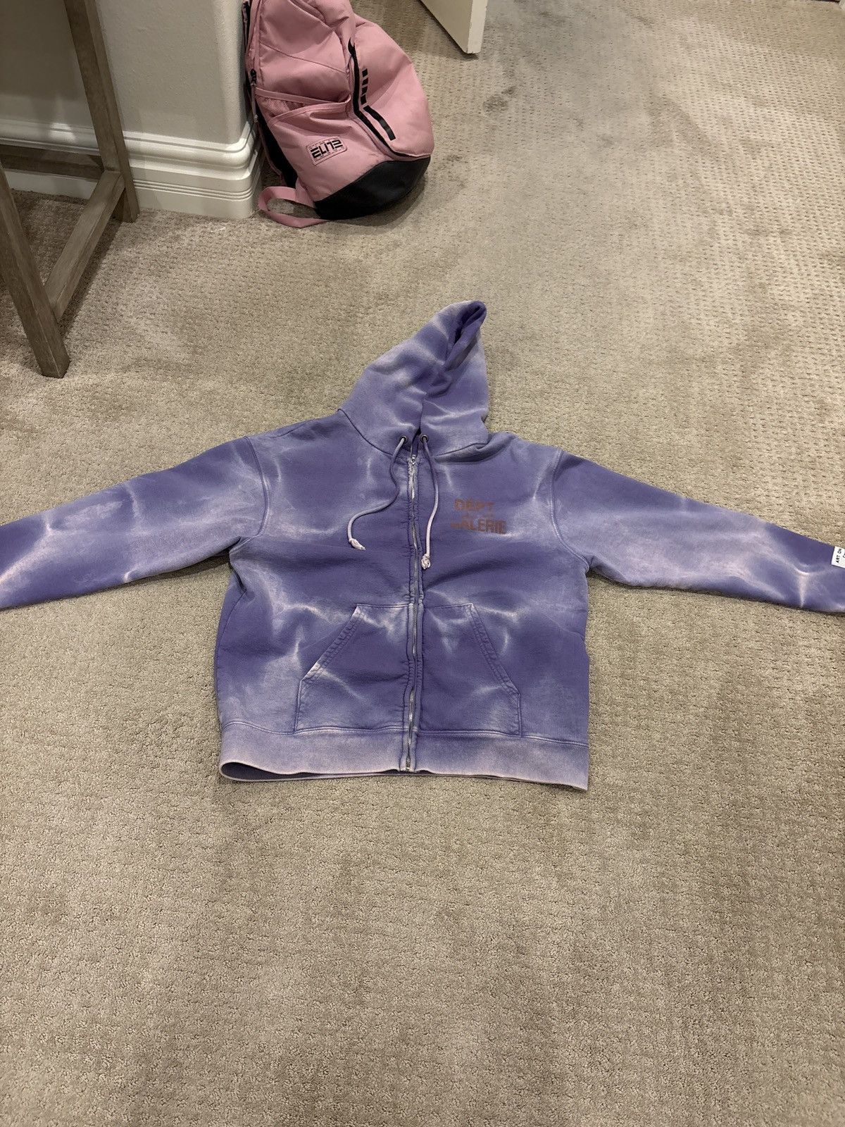 Gallery Dept. French Zip Hoodie in Purple