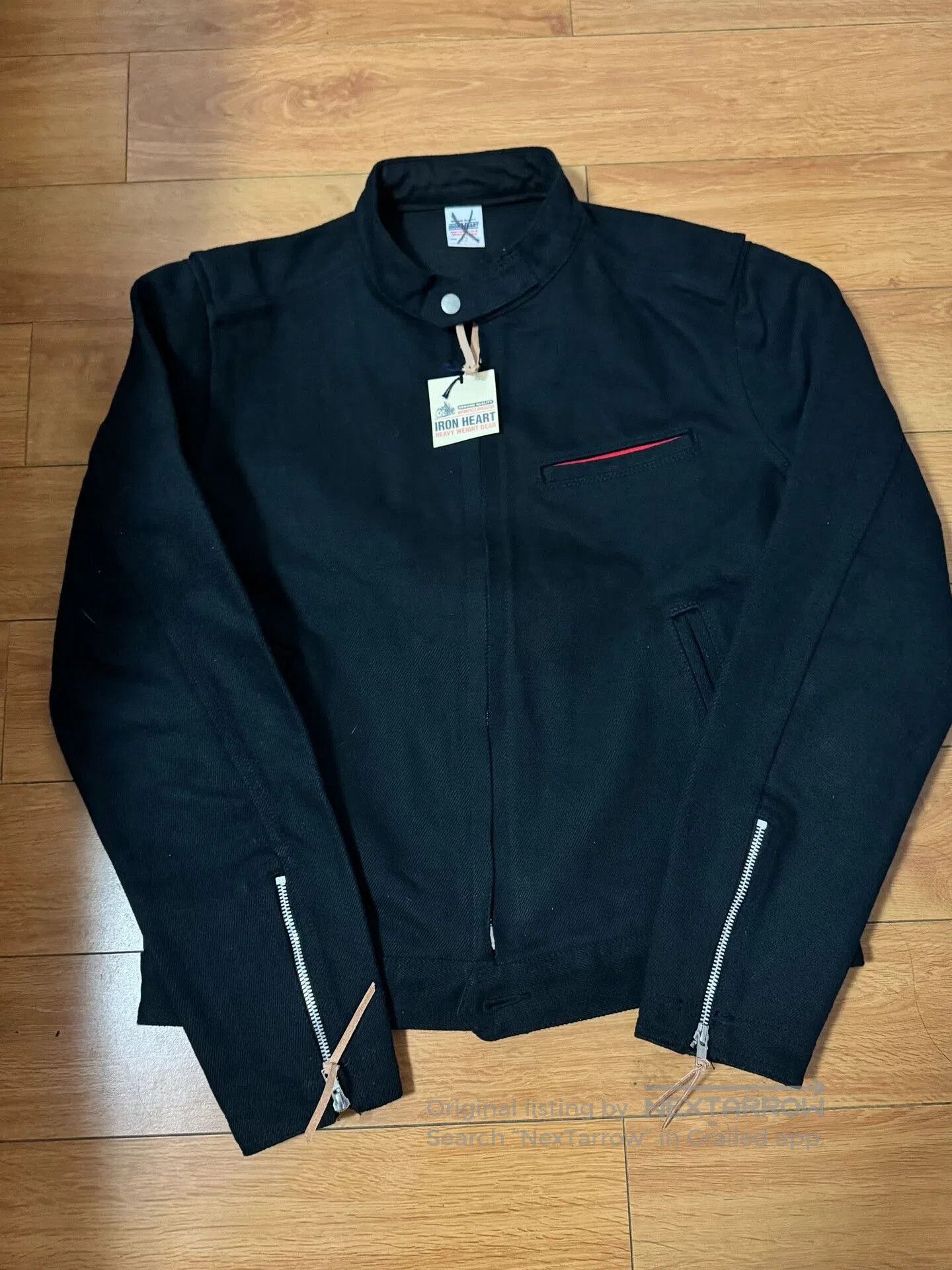 Iron Heart Iron Heart Heavyweight Black Jacket. Size US XS / EU 42 / 0 - 1 Thumbnail