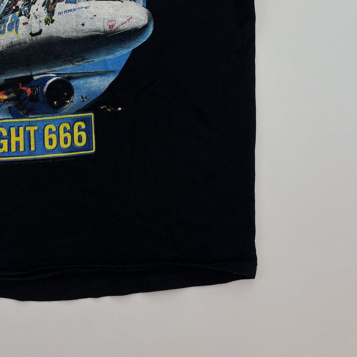 Band Tees × Iron Maiden Iron Maiden 2008 Flight 666 Box Fit Black T Shirt Size US XL / EU 56 / 4 - 3 Thumbnail