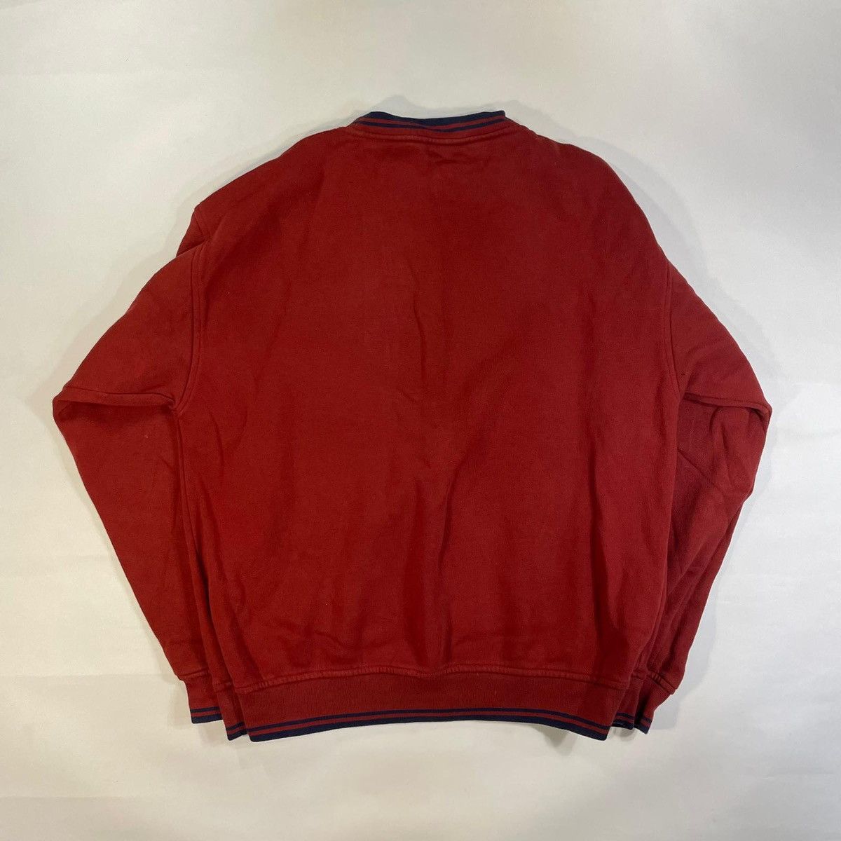 Fila Fila red burgundy boxy sweatshirt Crewneck Size US L / EU 52-54 / 3 - 2 Thumbnail