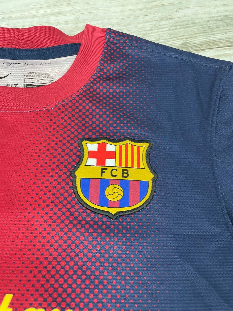 Nike Nike Barcelona 2012 2013 Messi #10 Player Issue Jersey Size US S / EU 44-46 / 1 - 8 Thumbnail