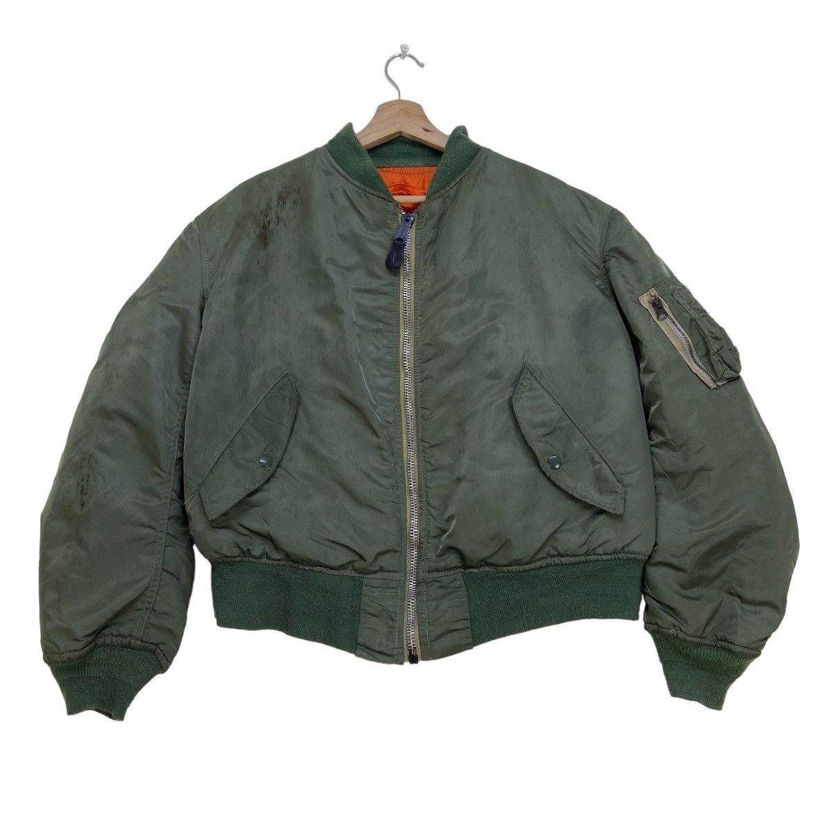 Vintage Alpha Industries Bomber Flight MA-1 Jacket