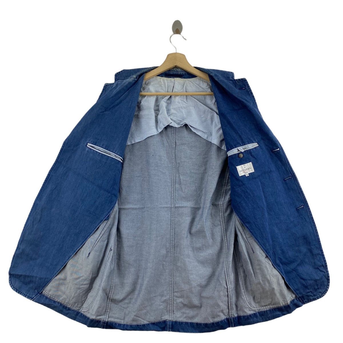 Japanese Brand GOTAIRIKU SPORT Japanese Brand Multi Pockets Blue Denim Size US L / EU 52-54 / 3 - 4 Thumbnail