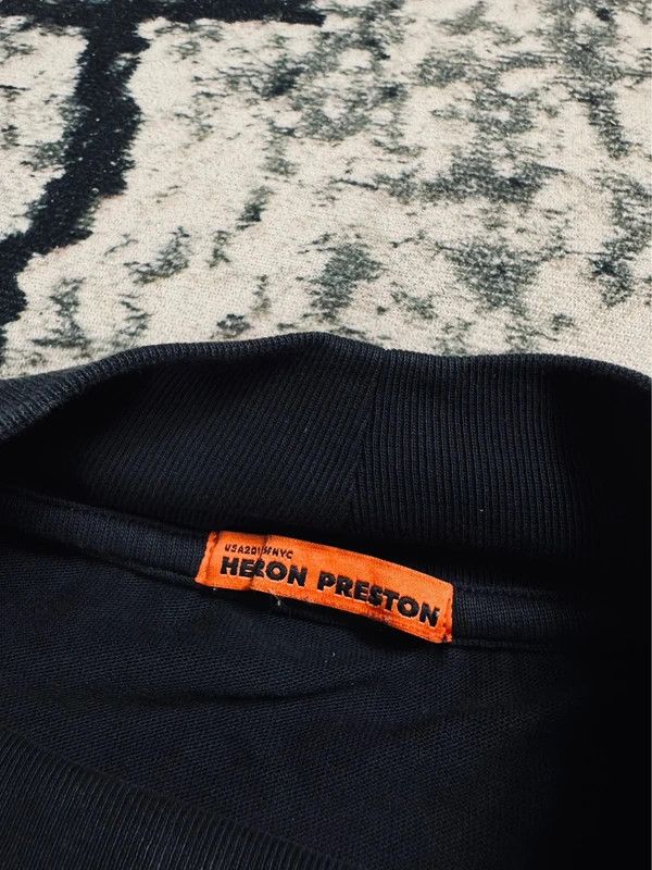 Heron Preston crewneck turtleneck longsleeve sweatshirt, black, S logo Size US S / EU 44-46 / 1 - 5 Thumbnail
