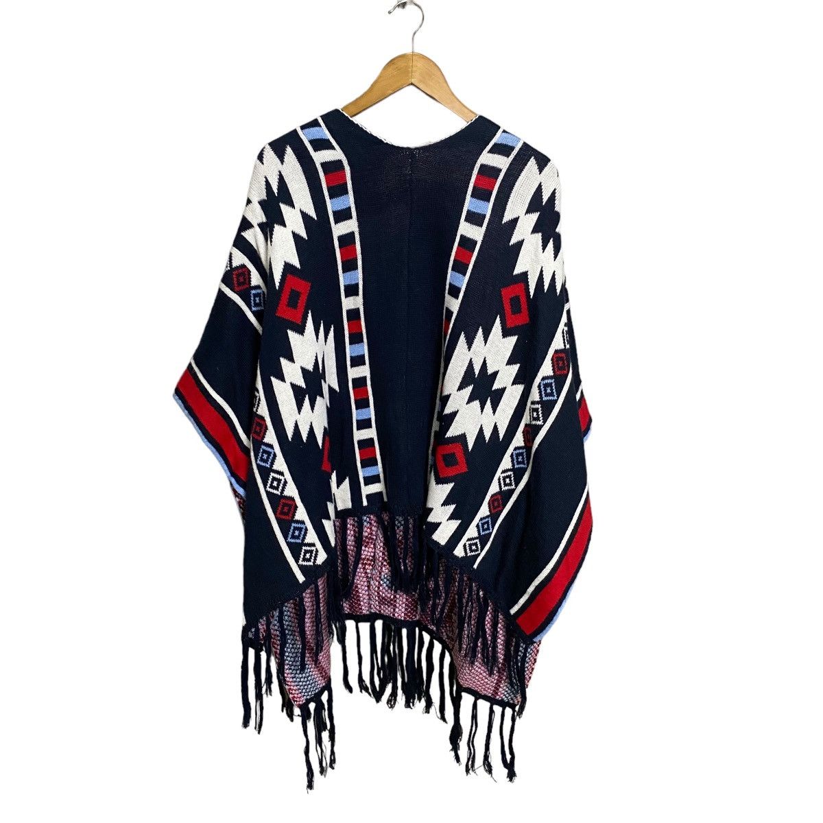 Japanese Brand Sureve Arclic native navajo poncho Size ONE SIZE - 4 Thumbnail