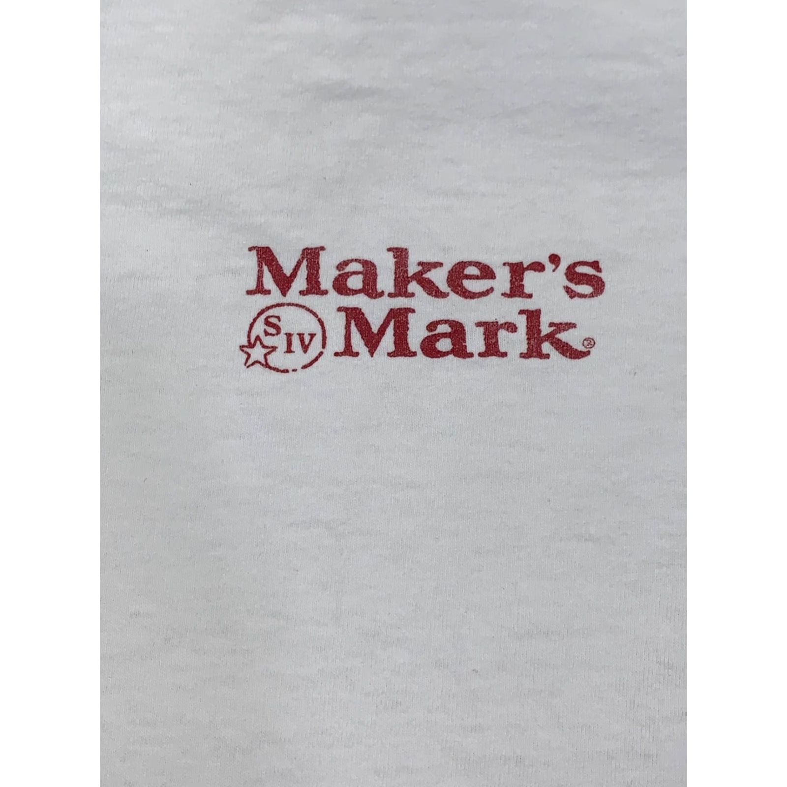Fruit Of The Loom Makers Mark Promo Shirt White Mens XL Crew Neck Short Sleeve Graphic Print 11730 Size US XL / EU 56 / 4 - 4 Thumbnail