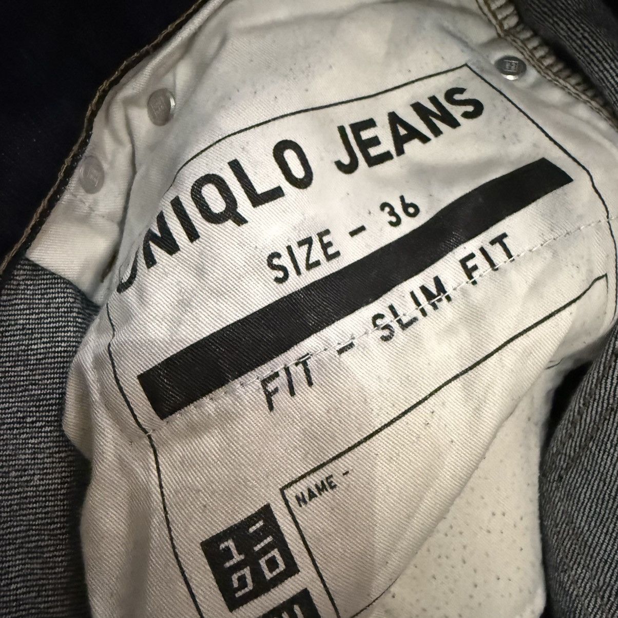 Undercover × Uniqlo 🔥🇯🇵 Japanese Selvedge Uniqlo Fit-Slim Fit Indigo Denim W36 Size US 36 / EU 52 - 13 Thumbnail