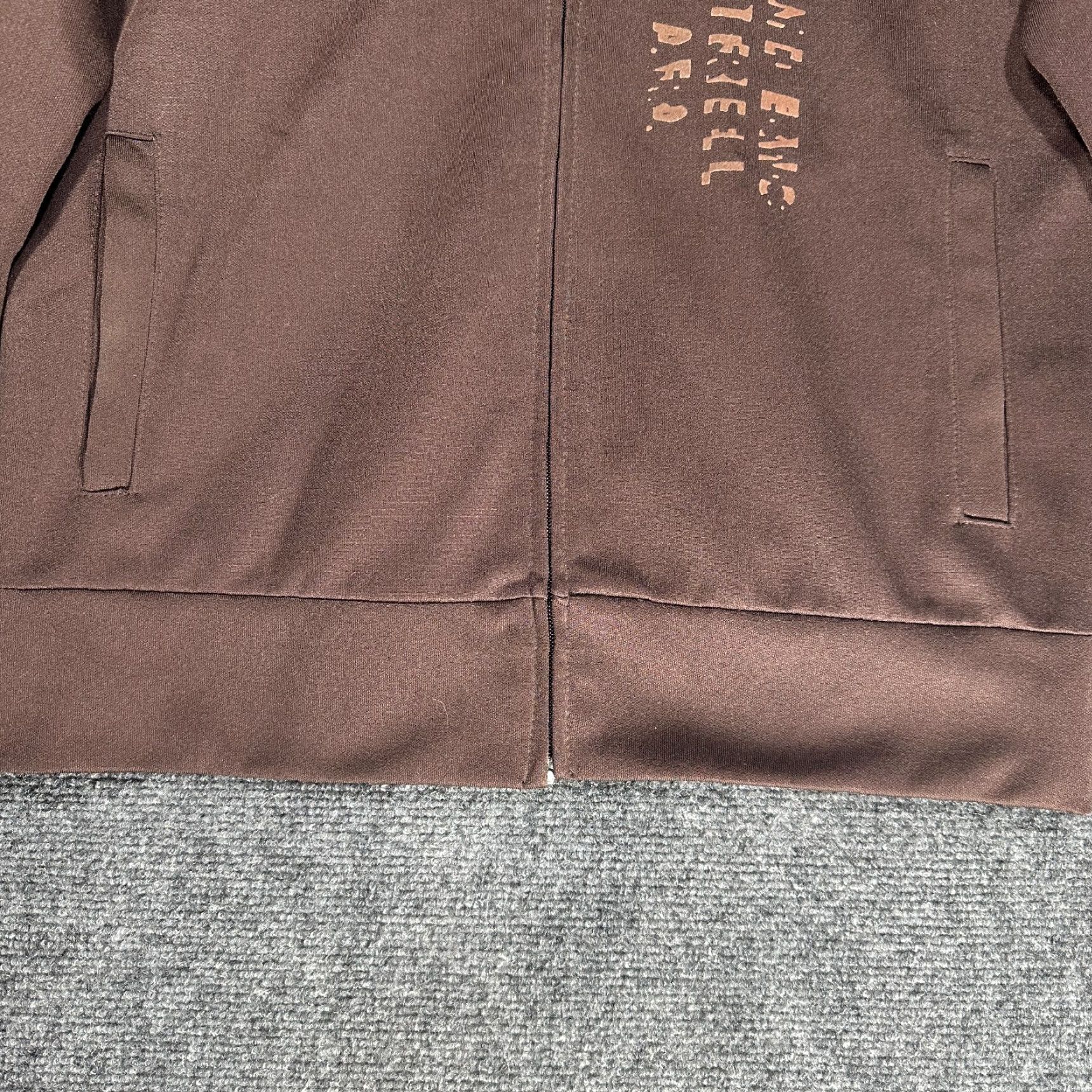 Vintage VINTAGE Blue Marlin SweatShirt Mens M Brown Full Zip Pockets Logo Cotton Polyester Knit Size US M / EU 48-50 / 2 - 4 Thumbnail