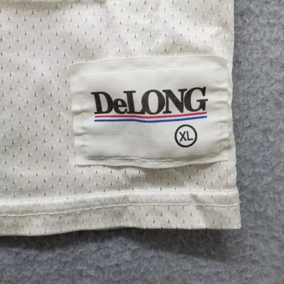 Delong Delong Jersey Mens XL White V Neck Short Sleeve Comets 19 Size US XL / EU 56 / 4 - 5 Thumbnail