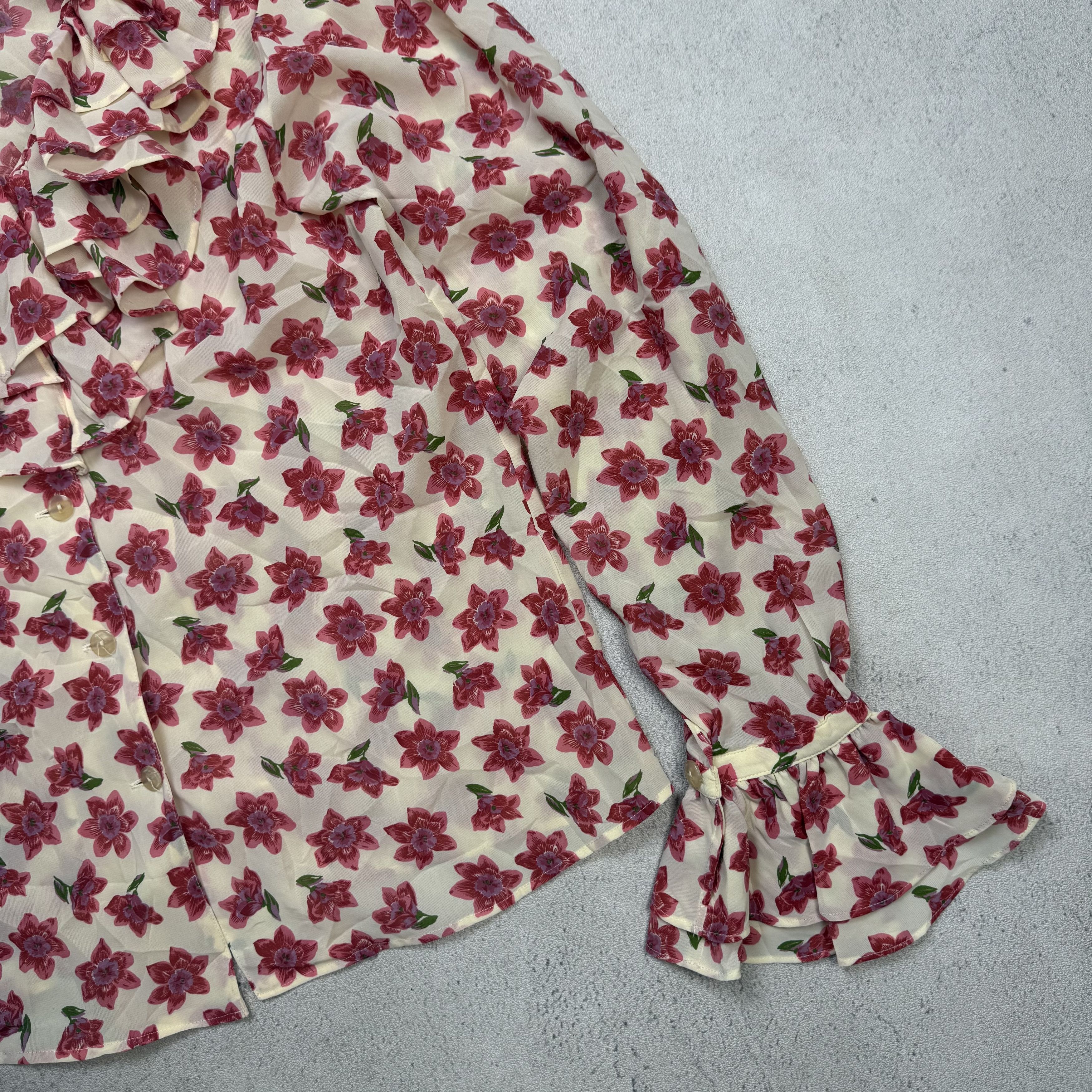 Hysteric Glamour Hysteric Glamour Blouse Floral Ruffles Size S / US 4 / IT 40 - 3 Thumbnail