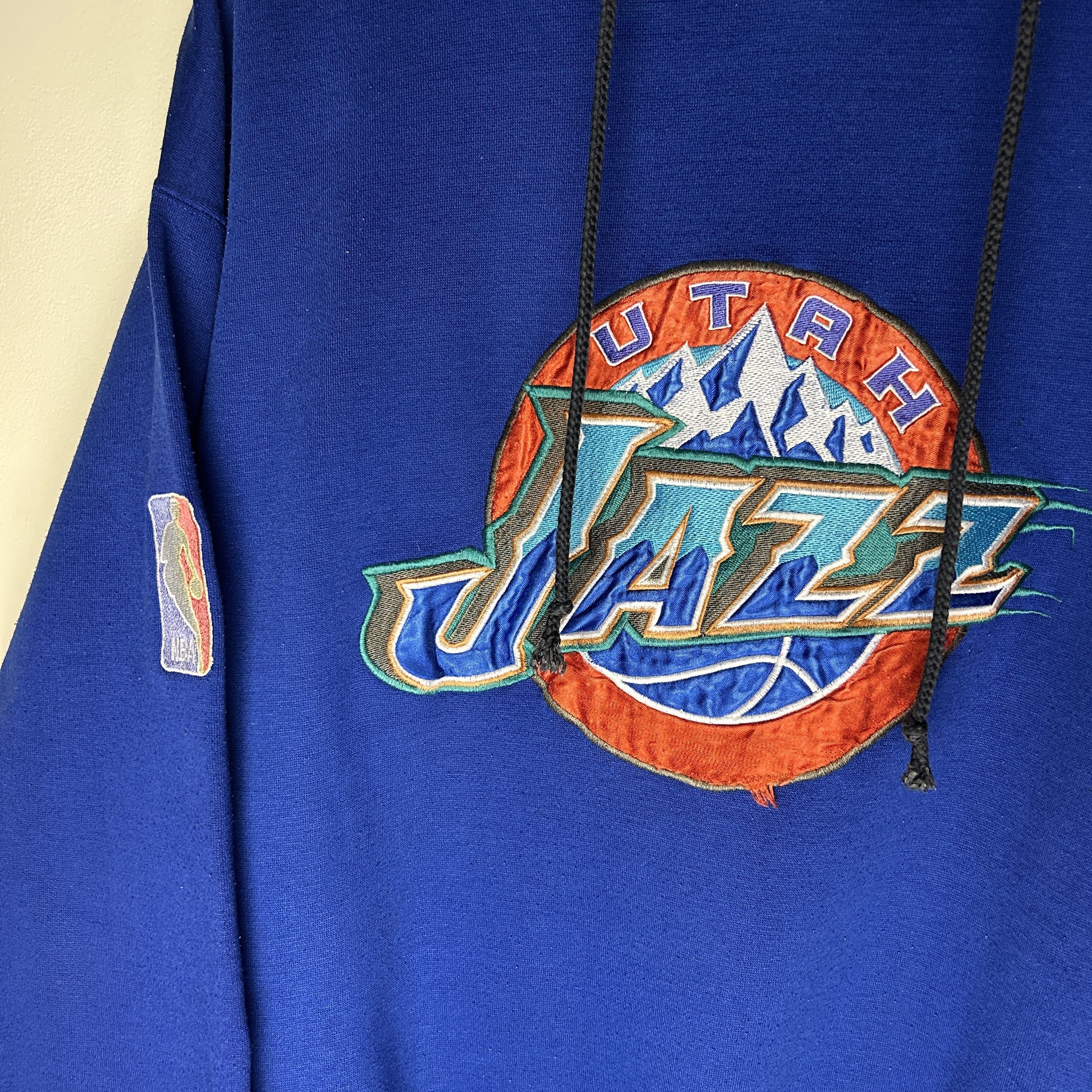 NBA Vintage Utah Jazz Starter 90's NBA Hoodie Size US XL / EU 56 / 4 - 3 Thumbnail