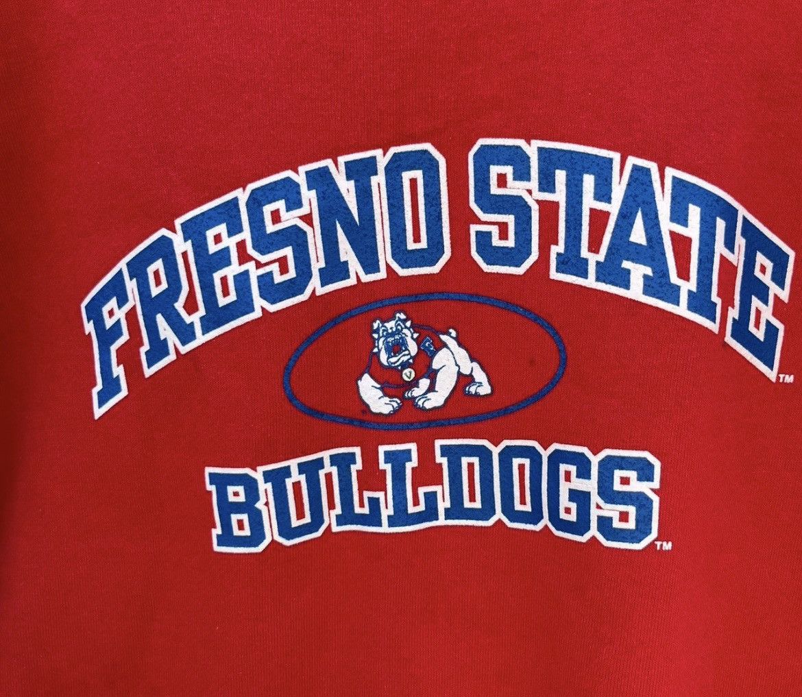 NCAA JanSport Vintage Fresno State Bulldogs Crewneck | Red Large Size US L / EU 52-54 / 3 - 4 Thumbnail