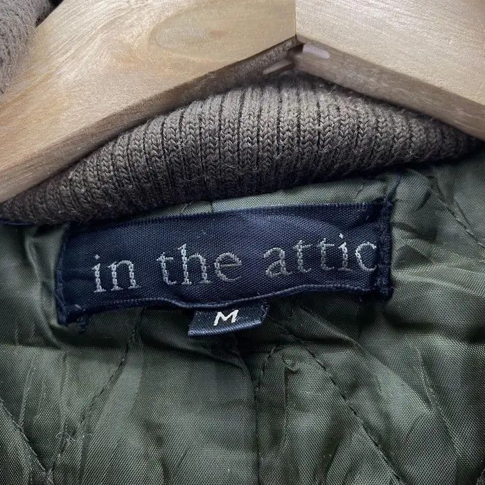 In The Attic Vtg IN THE ATTIC Rocker Garment Parka Green Trench Heavy Size L / US 10 / IT 46 - 4 Thumbnail