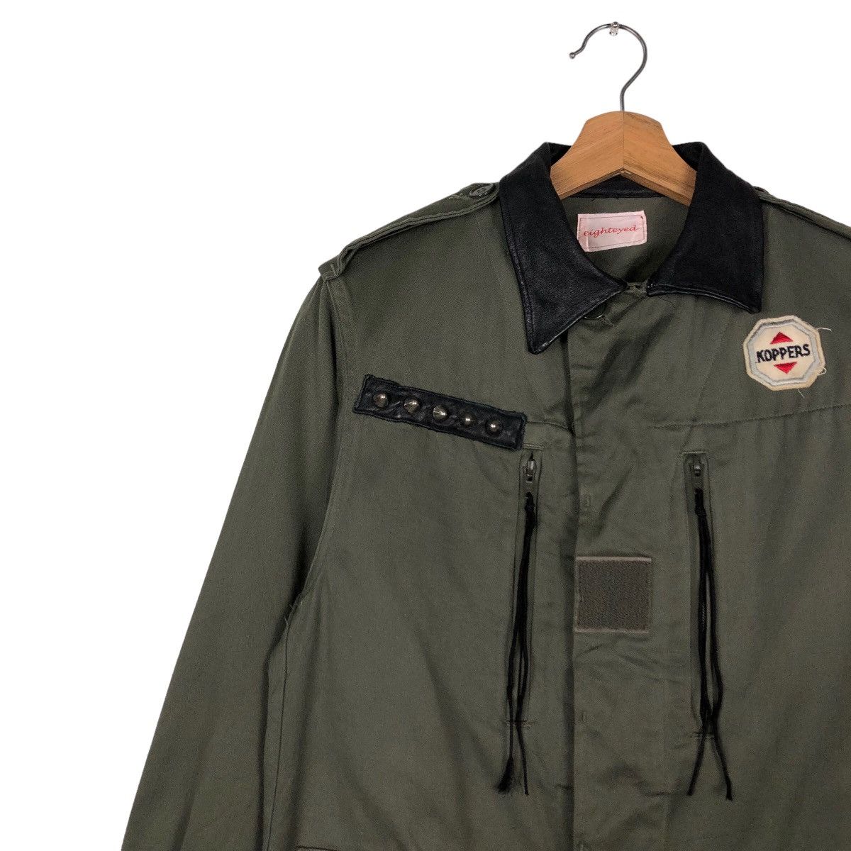 If Six Was Nine 🔥Vtg Biker Military Jacket Koppers Skeleton Bones Big Logo Size US M / EU 48-50 / 2 - 8 Thumbnail