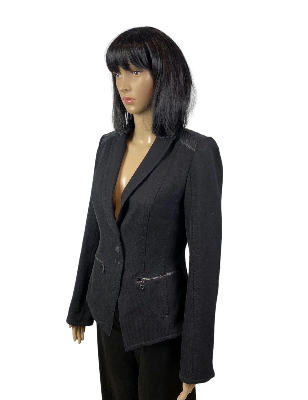 Other Marc Cain Wool Blazer Quilted Details size 2 Size S / US 4 / IT 40 - 3 Thumbnail