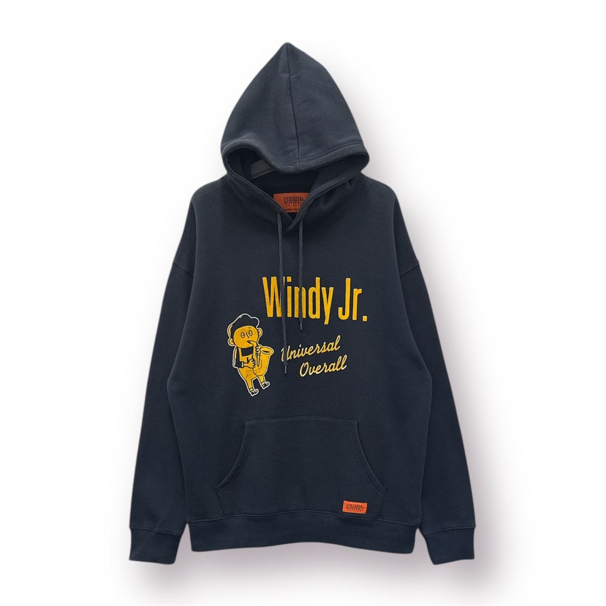 Universal Overall Chicago 🔥 Vtg 90s Windy Jr Sax Player Hoodie Universal Coverall - L Size US L / EU 52-54 / 3 - 1 Thumbnail