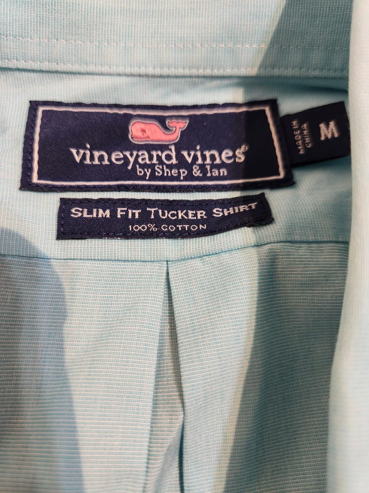 Vineyard Vines Vineyard Vines Slim Fit Tucker Shirt Blue Men's Medium Size US M / EU 48-50 / 2 - 3 Thumbnail