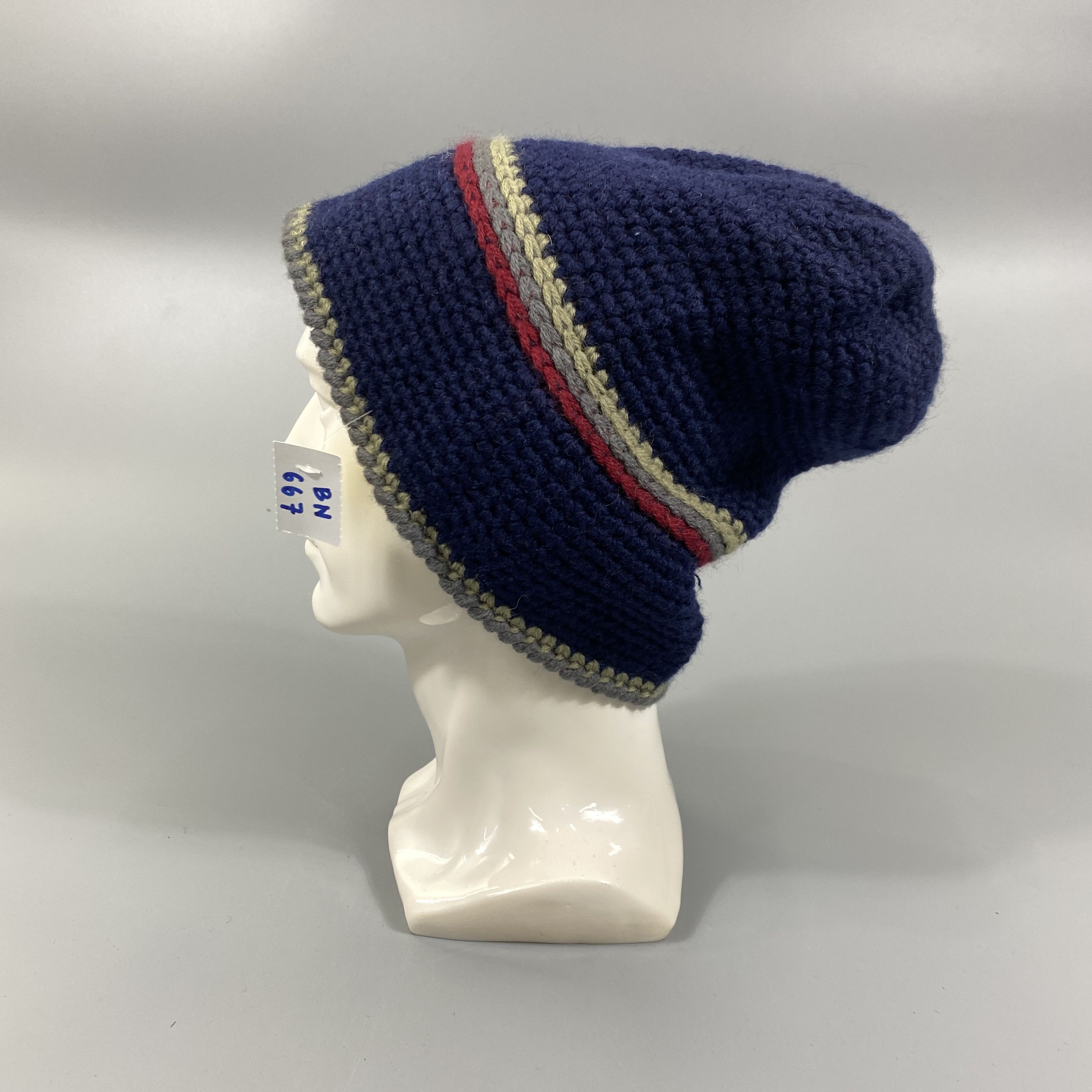 Vintage Lined Beanie Snow Cap Hat -BN667 Size ONE SIZE - 1 Thumbnail