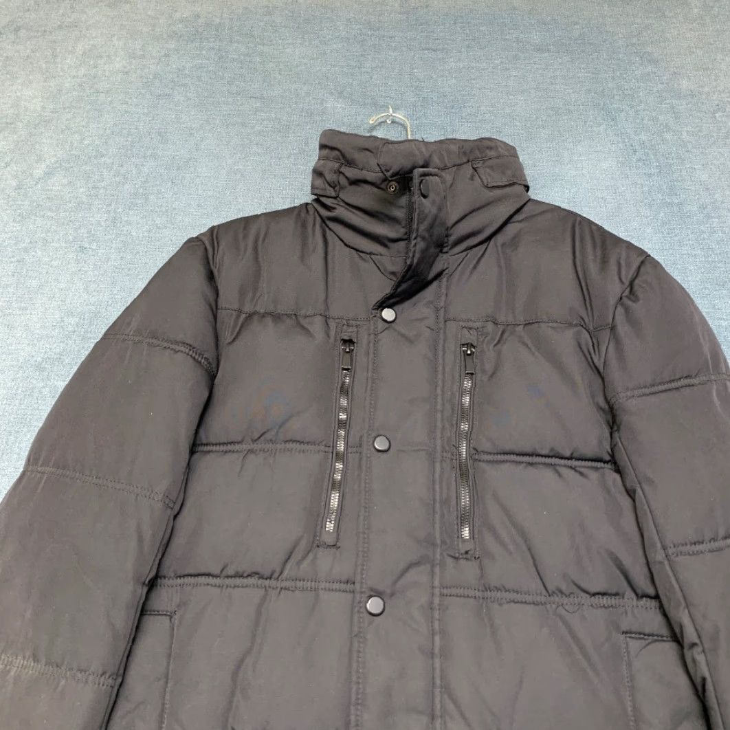 Zara Zara Man Puffer Jacket Mens Medium Black Lined Full Zip Mock Neck Outdoor Winter Jacket Size US M / EU 48-50 / 2 - 4 Thumbnail