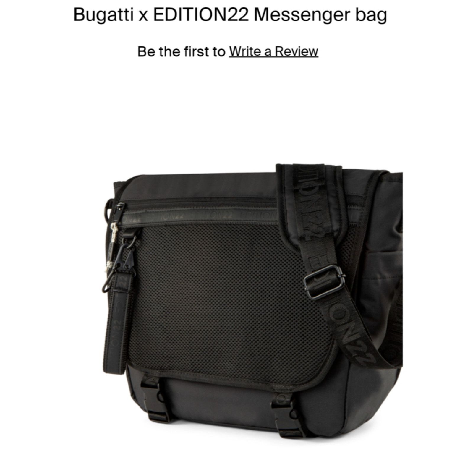 Bugatti NEW BUGATTI Black Briefcase Laptop Work Bag NWT Size 26 - 6 Thumbnail