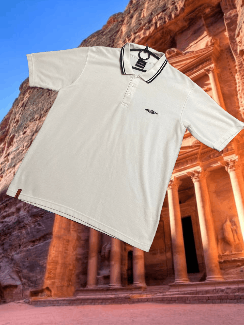 Umbro Streetwear T-Shirt white logo Umbro polos Y2K Vintage Size US L / EU 52-54 / 3 - 1 Thumbnail