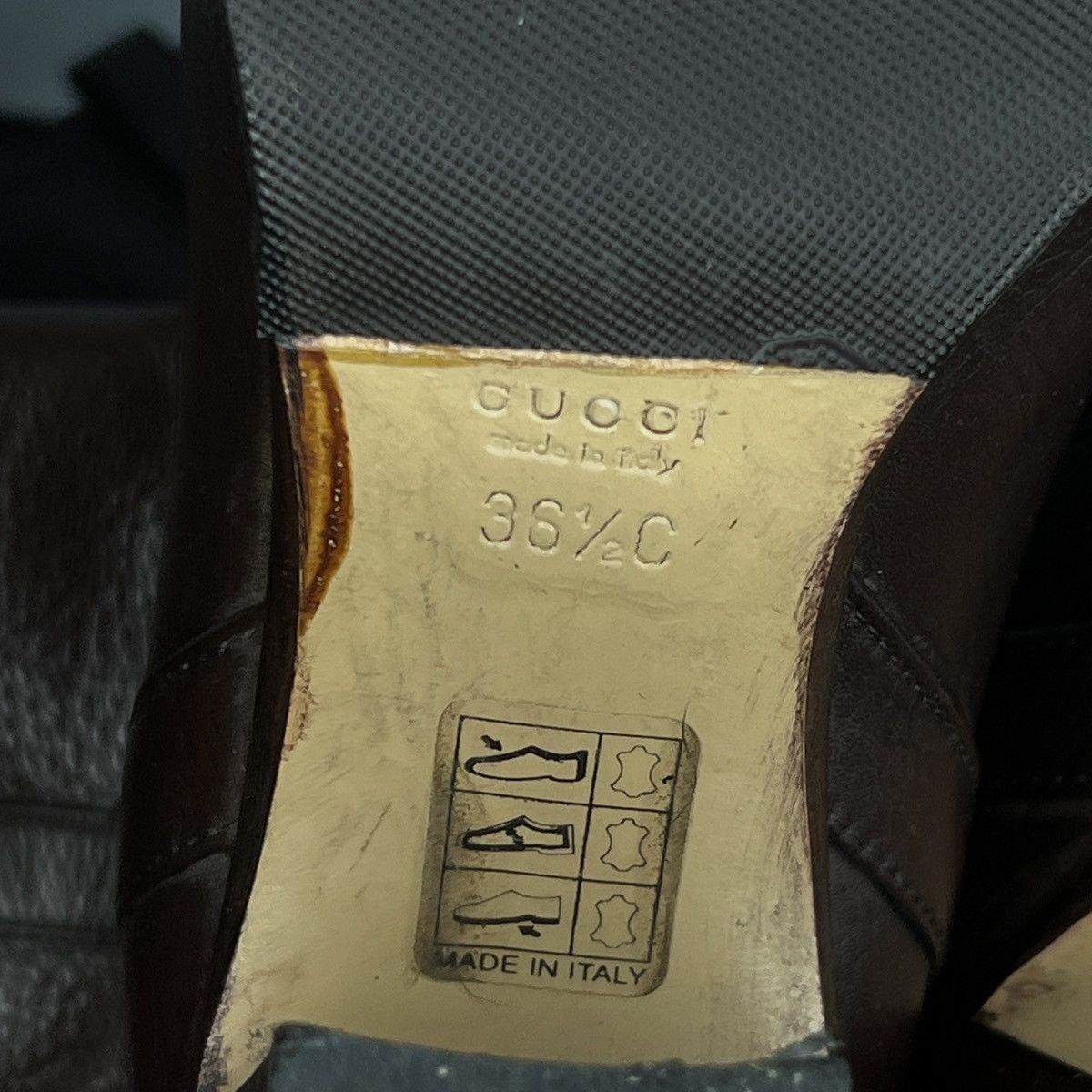 Gucci Gucci Knee Boots Hills High Brown Leather Shoes Size US 6 / IT 36 - 11 Thumbnail