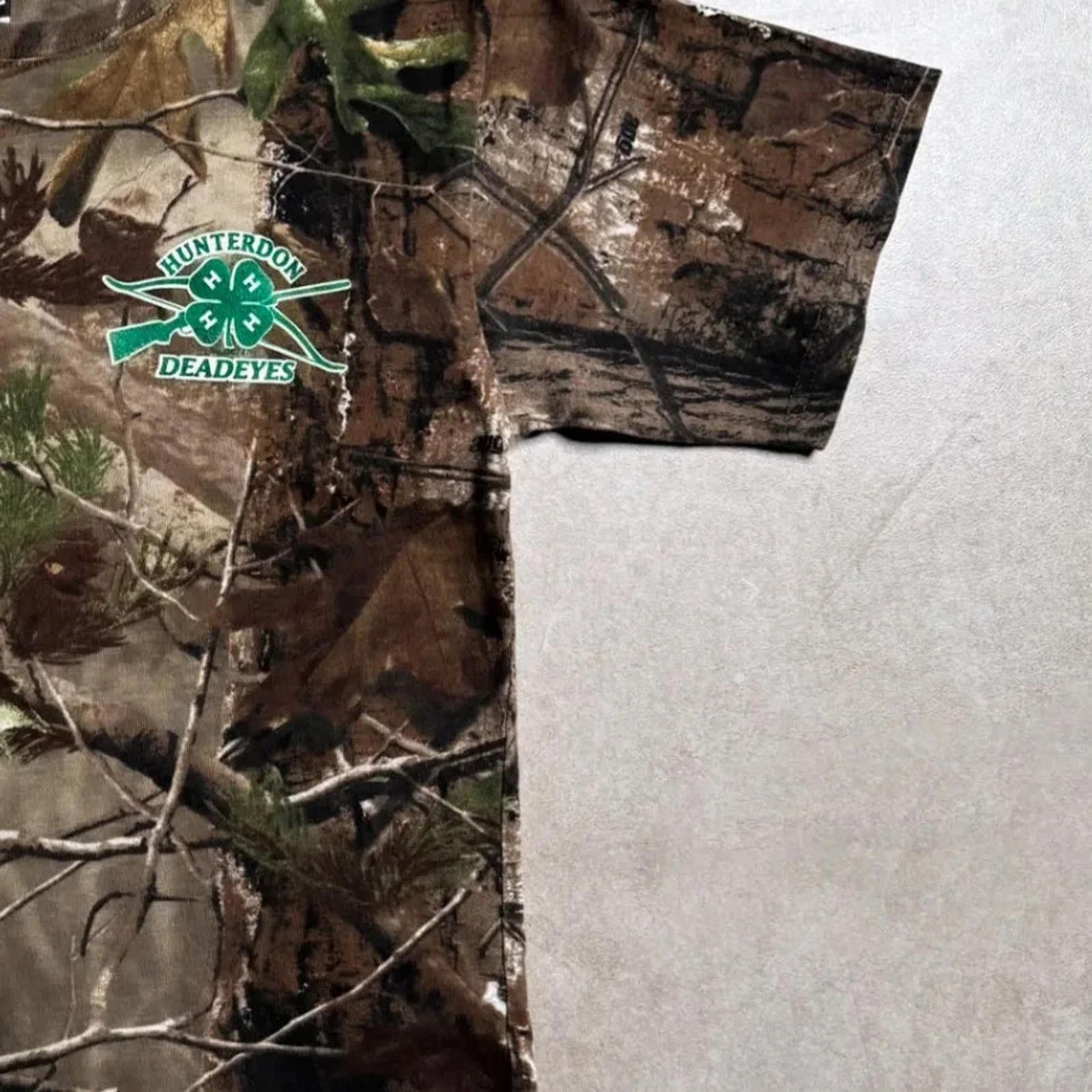 Designer Vintage CODE V Realtree Hunterdon Deadeye T-shirt - 3XS Size US XS / EU 42 / 0 - 5 Thumbnail
