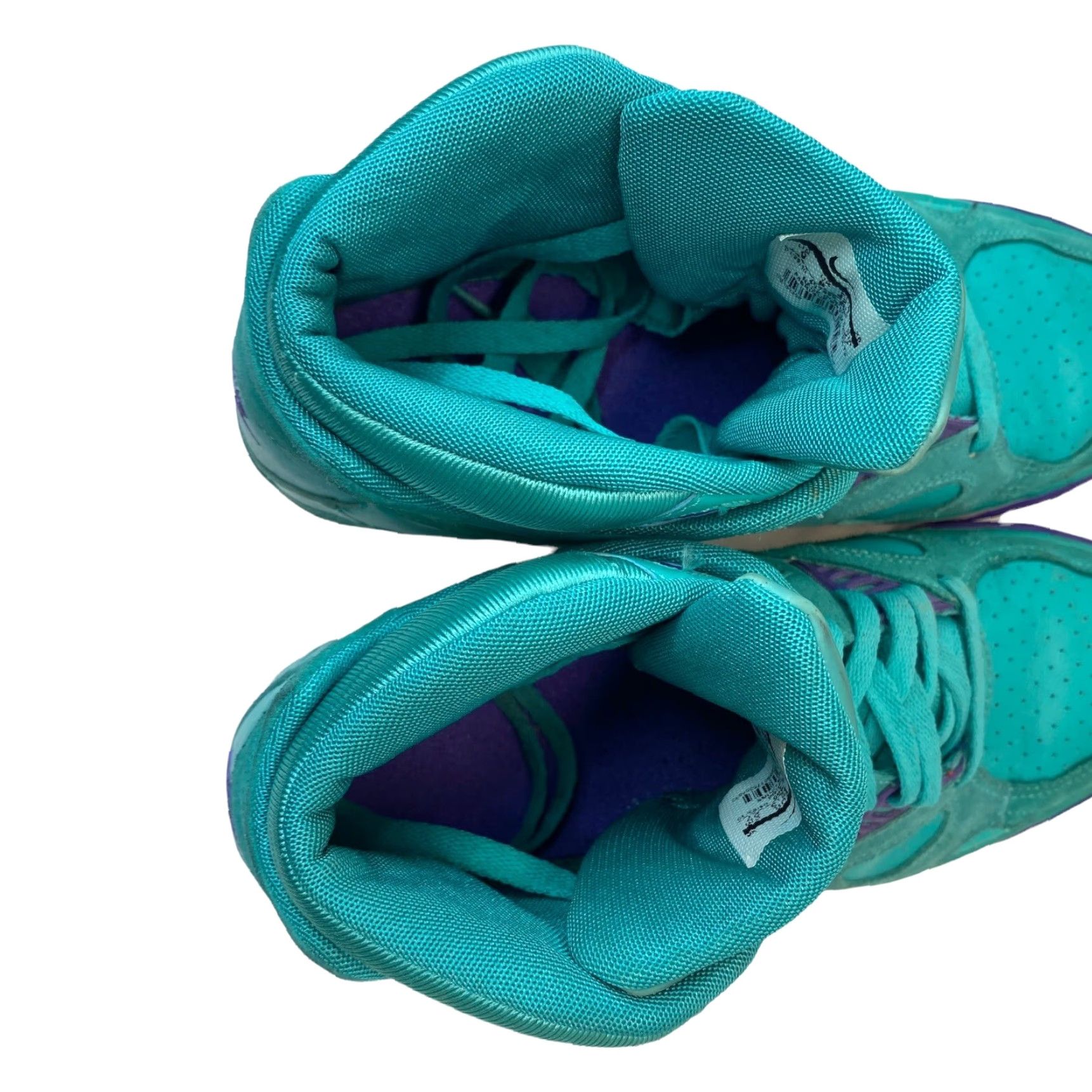 Nike NIKE AUTO TRAINER 407935-300 GREEN PURPLE WHITE MENS SIZE 9 2010 RELEASE BASKETBALL SHoes Size US 10 / EU 43 - 6 Thumbnail