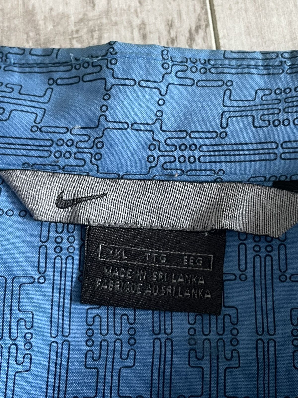 Nike × Vintage Nike 90’s Vintage Shirts Button Up Golf Monogram RARE Size US XXL / EU 58 / 5 - 8 Thumbnail