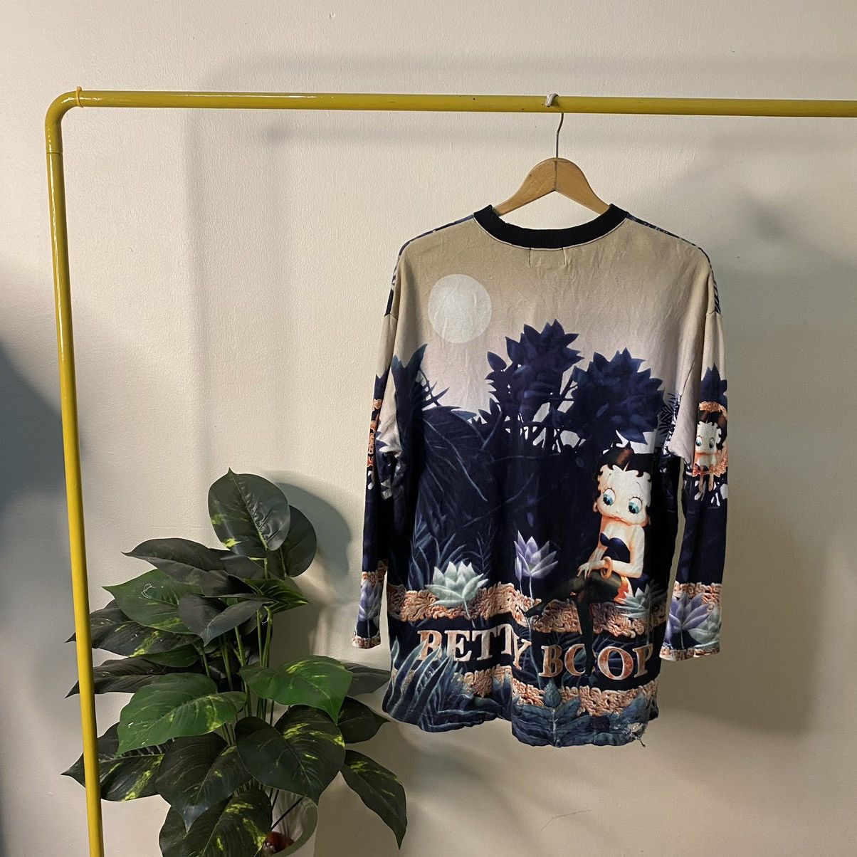 Cartoon Network × Vintage Vintage 1990s Betty Boop AOP Sweatshirt Size US L / EU 52-54 / 3 - 6 Thumbnail