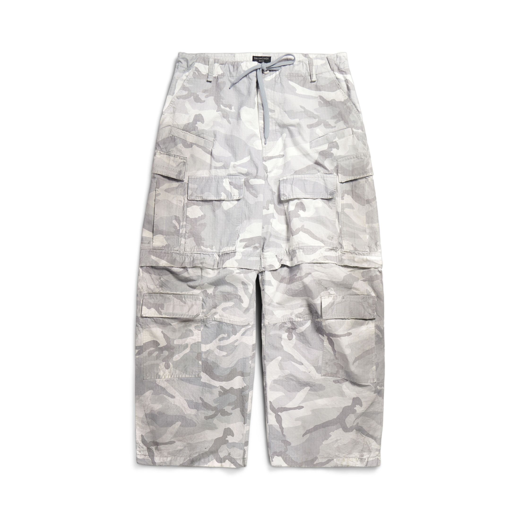 Balenciaga LARGE CARGO PANTS IN LIGHT GREY Size US 28 / EU 44 - 1 Thumbnail